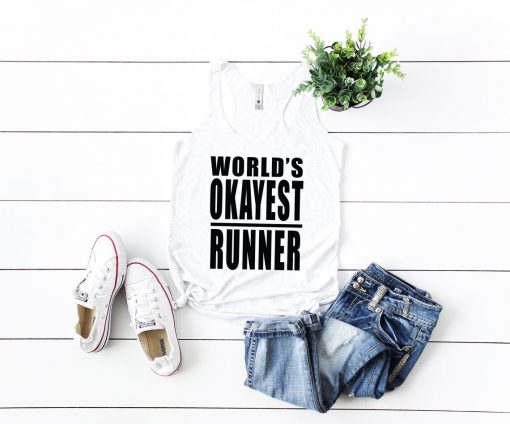 Worlds Okayest Runner Tank Top