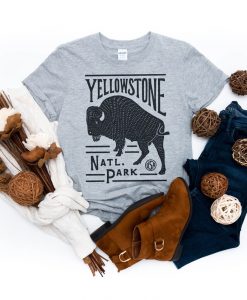 Yellowstone National Park Bison USA Unisex T-Shirt