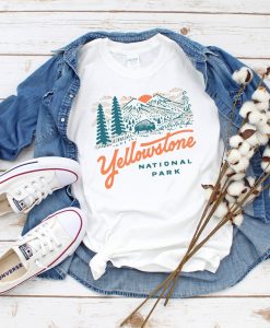 Yellowstone National Park Vintage Unisex T-Shirt