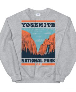 Yosemite National Park California Vintage Classic Unisex Sweatshirt