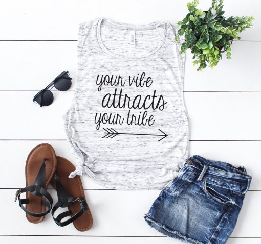 Your Vibe Attracts Your Tribe Tank Top