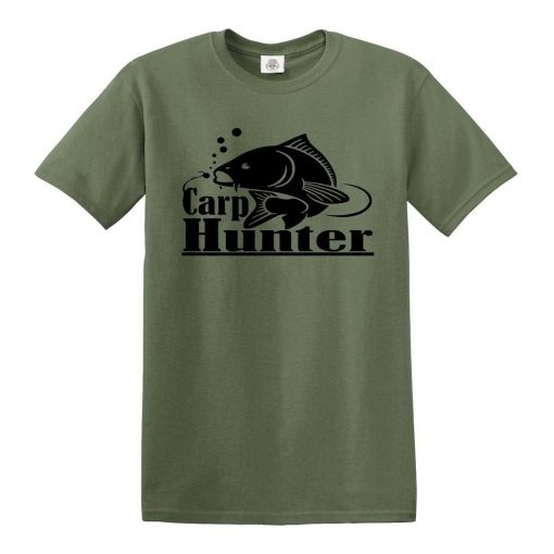 CARP HUNTER FRONT Print T-shirt