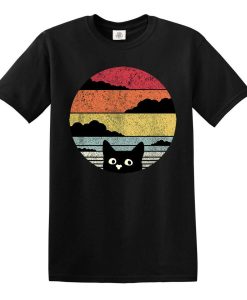 Cat Retro Funny T-Shirt