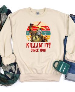 Halloween Killin It Since 1981 Vintage Sweatshirt