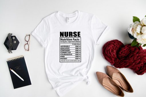 Nutrition Facts Nurse Shirt