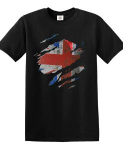 Ripped Union Jack Flag Men's T-Shirt