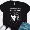 Schrodinger's Cat Science Cat Wanted Dead And Alive Unisex T-Shirt