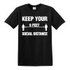 Social Distancing Front & Back Print Men's T-Shirt