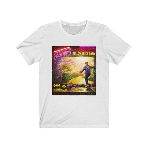 Goodbye John Tour Farewell Letter, Elton Yellow Brick Road T-Shirt