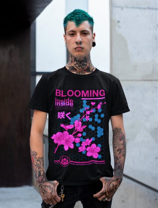 Japanese Floral Art Shirt