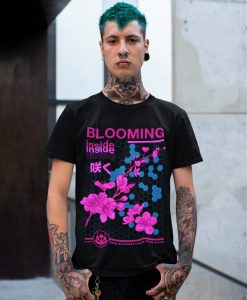 Japanese Floral Art Shirt