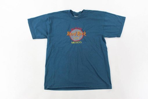 Save the Planet Hard Rock Café Mexico Embroidered T-Shirt