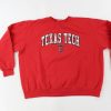 Texas Tech Embroidered Sweatshirt