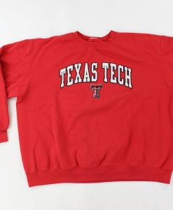 Texas Tech Embroidered Sweatshirt