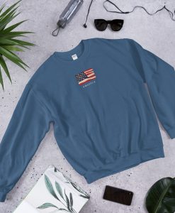 Vintage USA Flag Sweatshirt