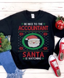 Accountant Funny Ugly Christmas Sweatershirt