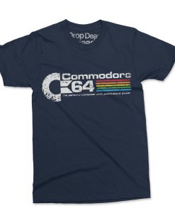 Commodore 64 Mens Retro 80's Computer Video Game Vintage PC T-Shirt