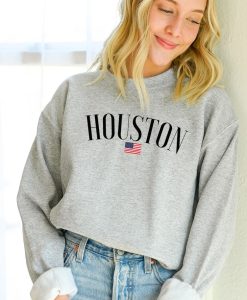 HOUSTON Texas Crewneck Sweatshirt