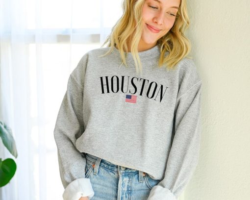 HOUSTON Texas Crewneck Sweatshirt