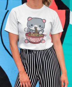 Kawaii Ramen Cat Shirt