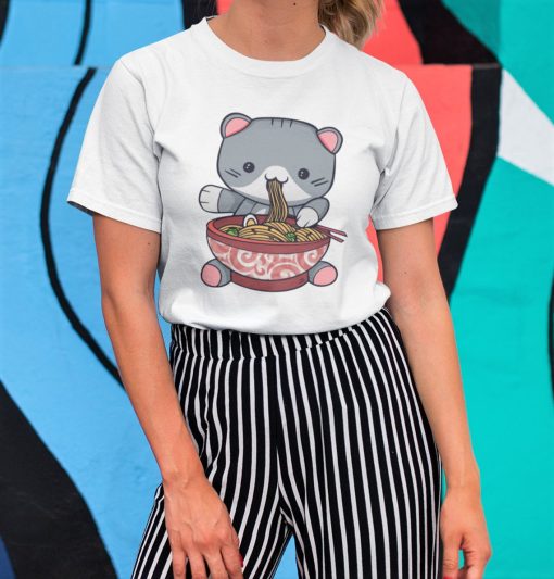 Kawaii Ramen Cat Shirt