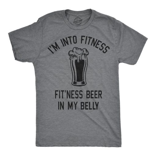 Mens Fitness Beer T shirt