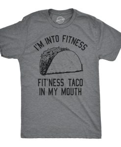 Mens Fitness Taco T shirt