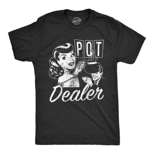 Pot Dealer Vintage Mens Shirt