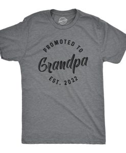 Promoted to Grandpa Est. 2022 Shirt