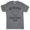 Rock Paper Scissors Throat Punch Shirt