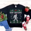 Santa Hat Sasquatch Bigfoot Sweatshirt