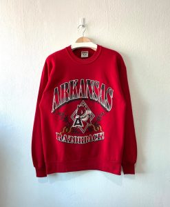 Vintage 90s University of Arkansas Razorbacks Crewneck Sweatshirt