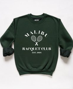 Vintage Malibu Racquet Club Crew Neck Sweatshirt