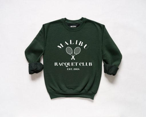 Vintage Malibu Racquet Club Crew Neck Sweatshirt