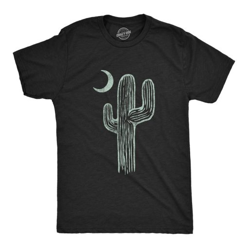 Cactus Moon Night Desert T Shirt