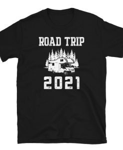 Camping 2021 Motorhome Road Trip US National Park Short-Sleeve Unisex T-Shirt
