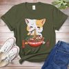 Cat Eat Ramen Noodle Cat Lover Shirt