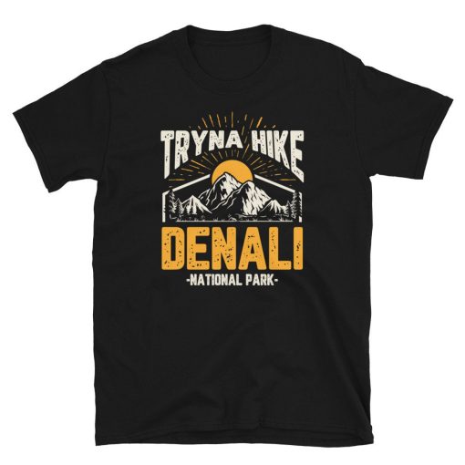 Denali National Park Hiking Short-Sleeve Unisex T-Shirt