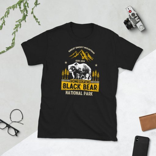 Great Smoky Mountain National Park I Home of the Black Bear I Adventurer T-Shirt