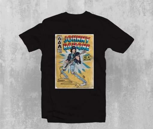 Johnny Ramone Ramone The Ramones Comic Unisex Vintage Classic Shirt