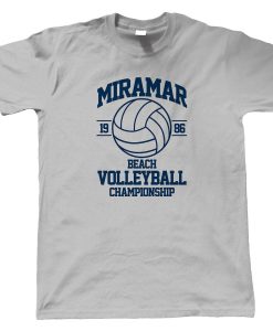 Miramar Beach Volleyball Top Gun Movie Inspired T-Shirt