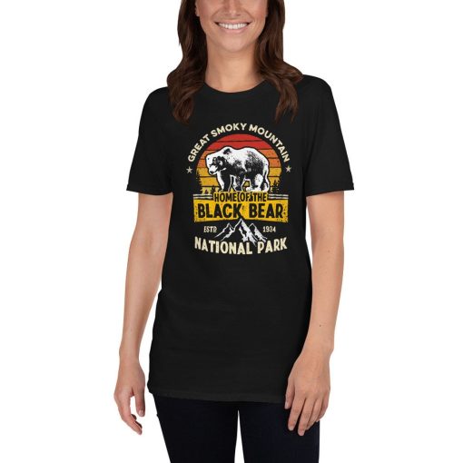 National Park Tee I Great Smoky Mountain I Home of the Black Bear I T-Shirt