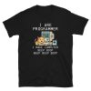 Programmer Cat Beep Boop Coding Short-Sleeve Unisex T-Shirt