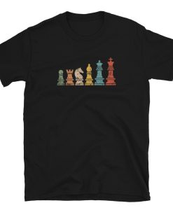 Retro Chess Evolution Short-Sleeve Unisex T-Shirt