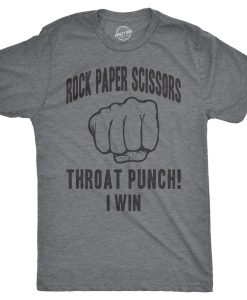 Rock Paper Scissors Throat Punch Shirt