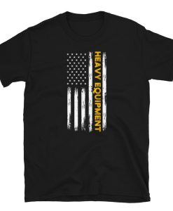 US Flag Heavy Equipment T-Shirt