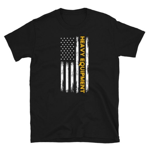 US Flag Heavy Equipment T-Shirt