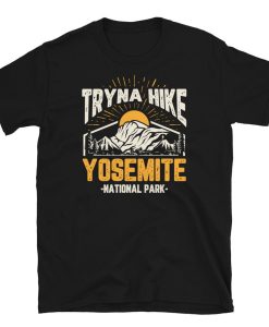 Yosemite National Park Climbing Hiking Campig Short-Sleeve Unisex T-Shirt