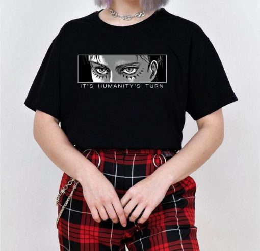 Eren Yeager Eyes Attack on Titan Shirt