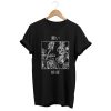 Japanese Black Roses T shirt